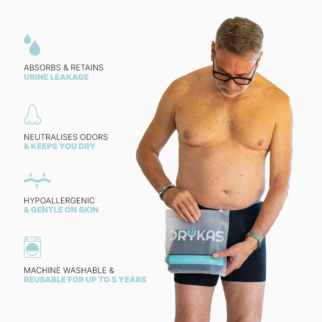 3-Pack of Ultra-Absorbent Black Boxer Shorts