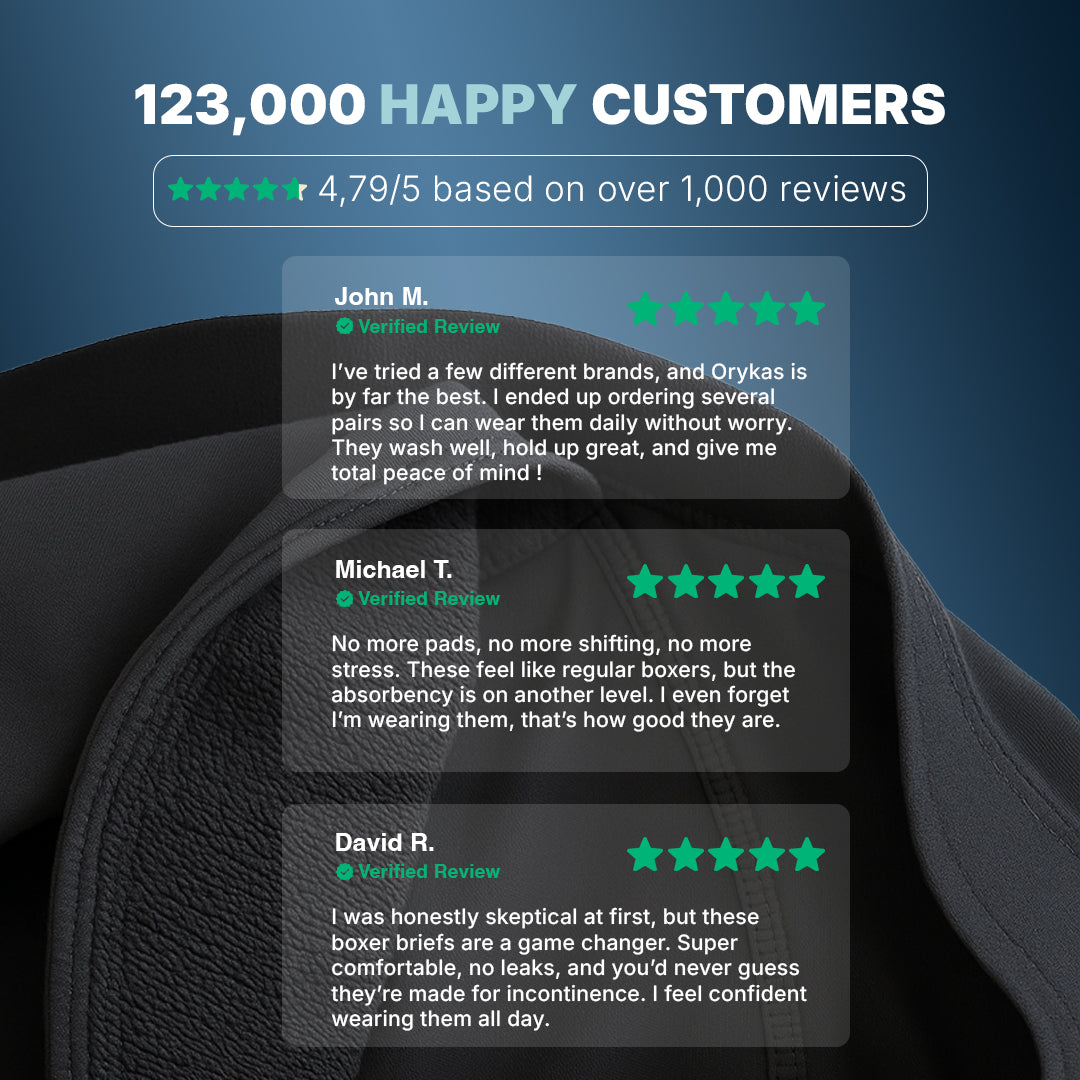 Absorbent Boxer for Light Leaks