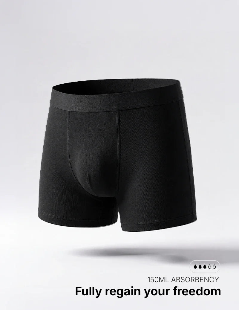 Absorbent Boxer for Light Leaks
