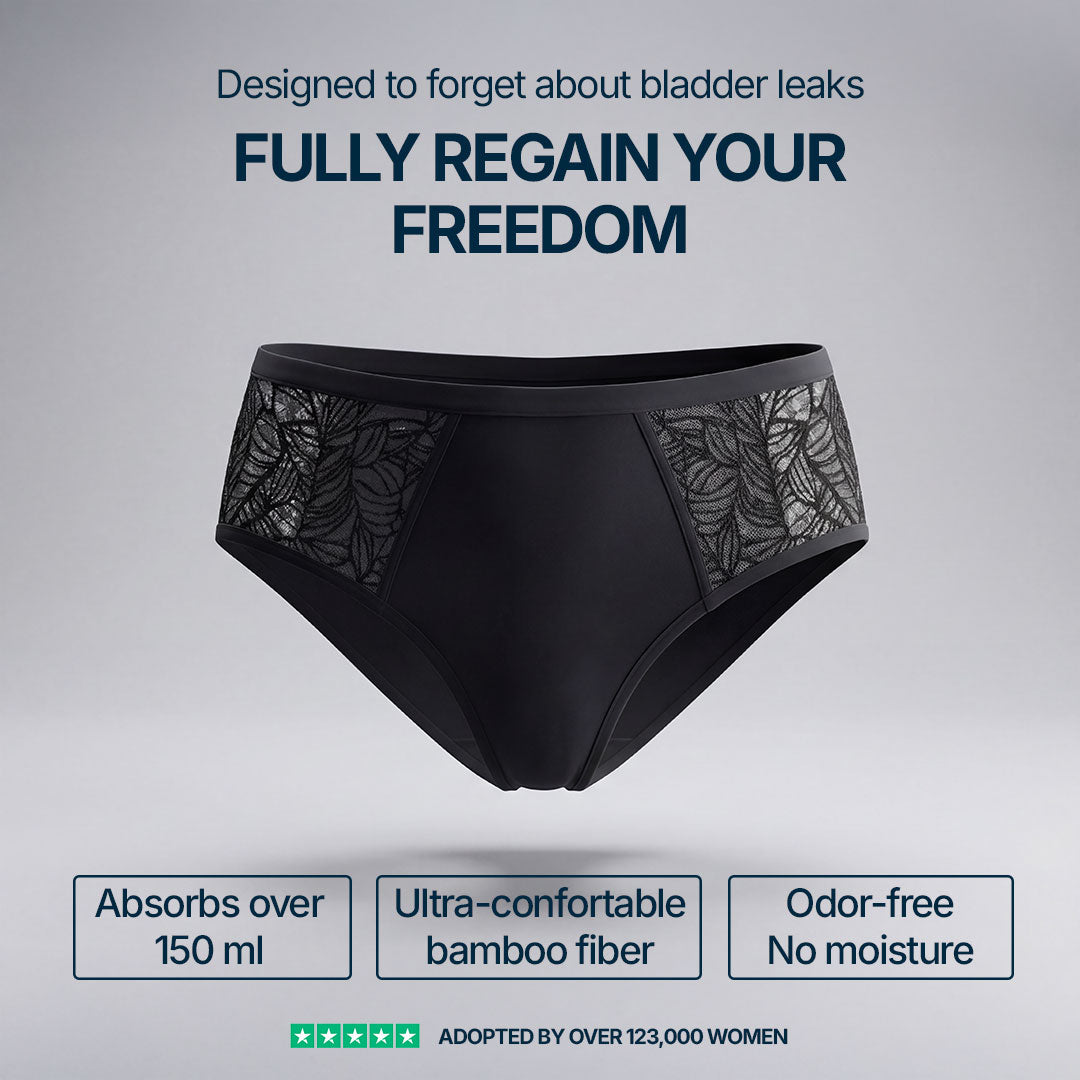 Orykas bundle of bamboo fibre incontinence pants — everyday value set for bladder leak protection