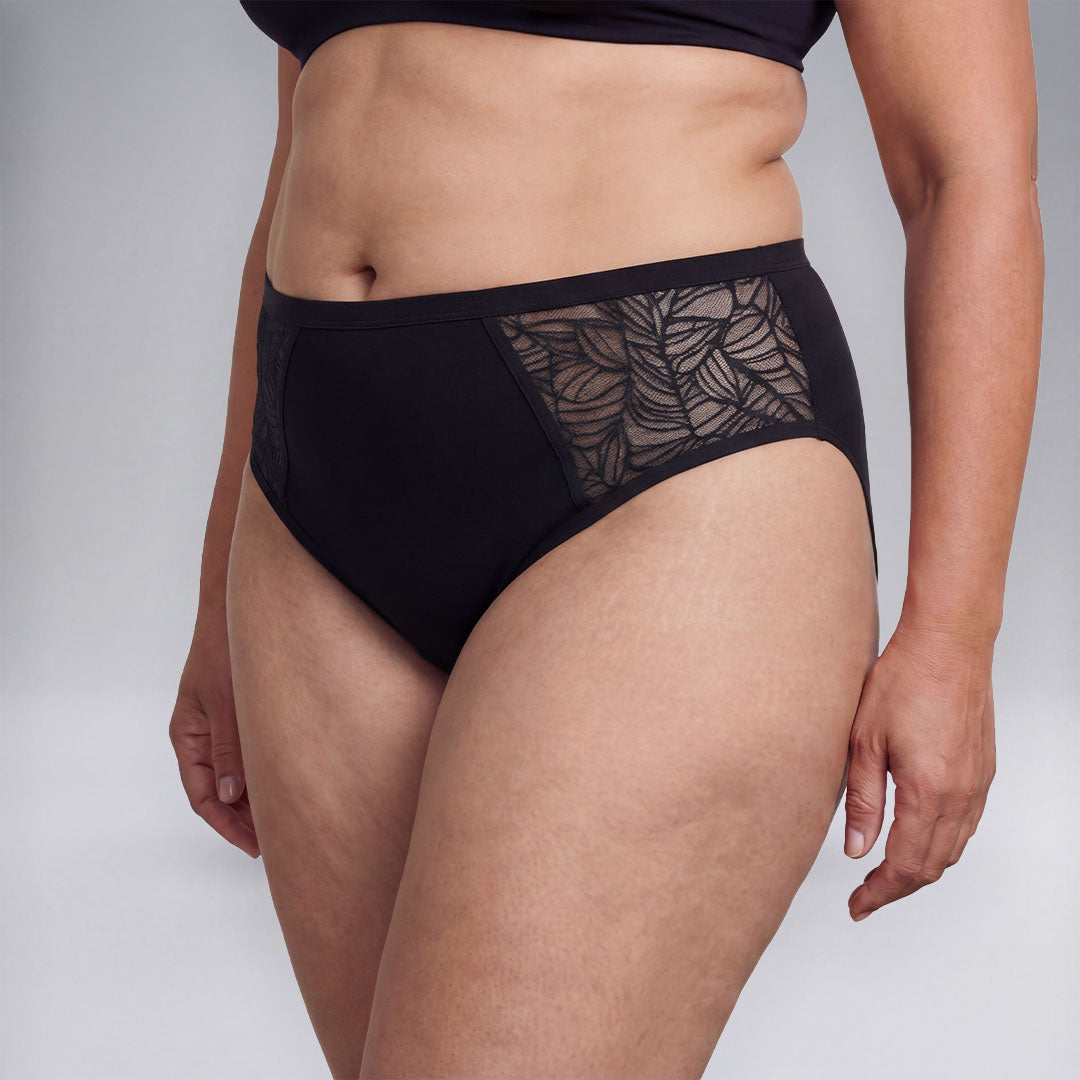 Orykas 3-pack lace-side leak-proof briefs for women — knicker product view (5)