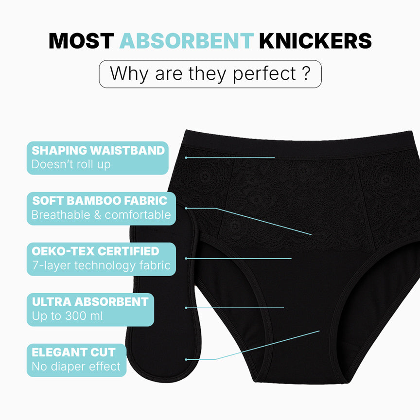 Women's Washable Incontinence Pants for Heavy Leakage