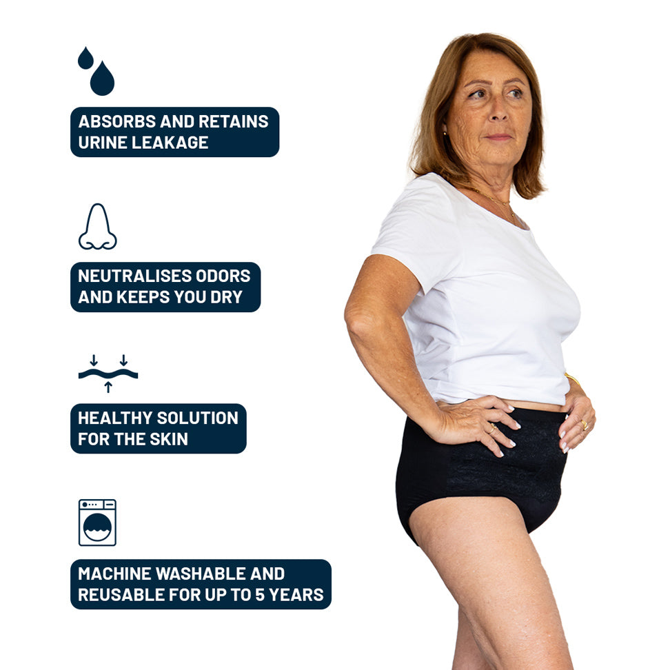 Women's Washable Incontinence Pants for Heavy Leakage