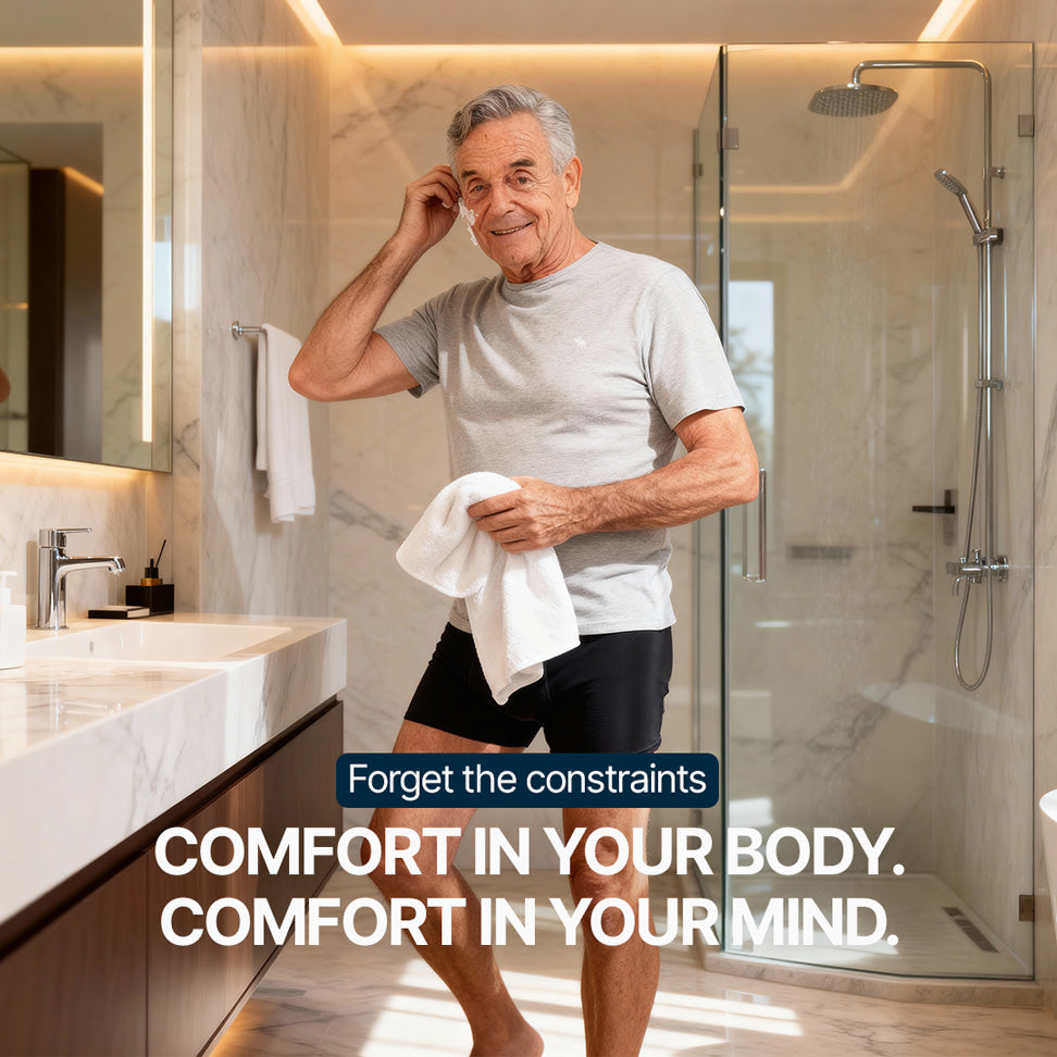 Orykas 3-pack multi-colour ultra-absorbent incontinence boxer briefs for men — view 7
