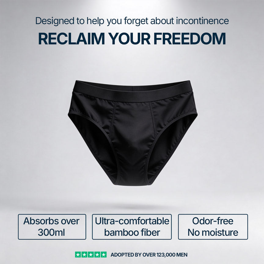 Orykas men's washable ultra-absorbent incontinence briefs — brief product view (2)