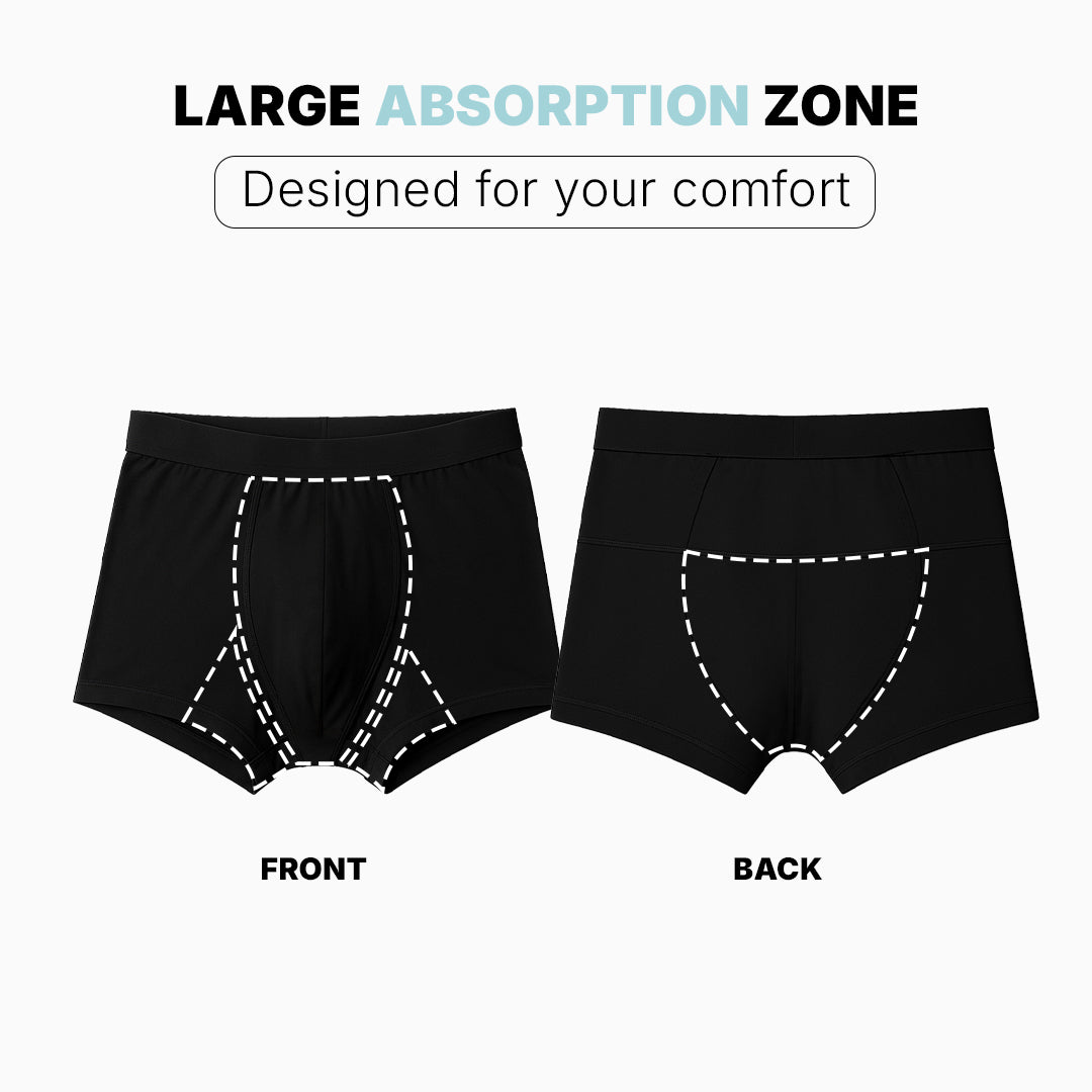 Absorbent Boxer for Light Leaks