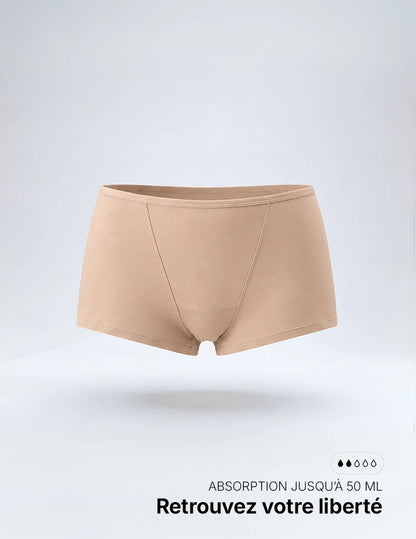 Women’s absorbent boxer underwear