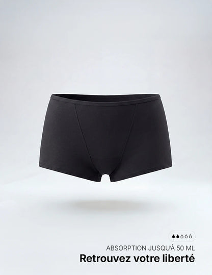 Women’s absorbent boxer underwear