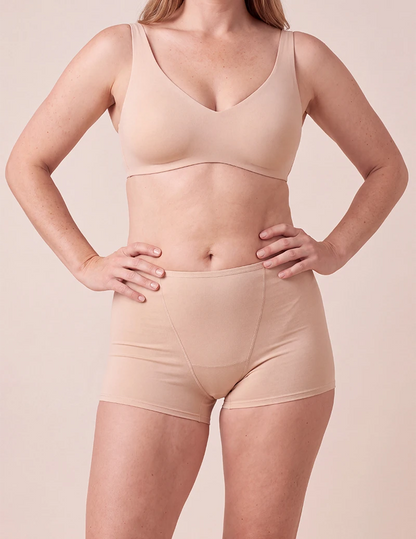 Women’s absorbent boxer underwear