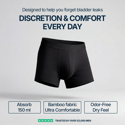 Orykas 3-pack men's light leak absorbent boxer briefs — view 2