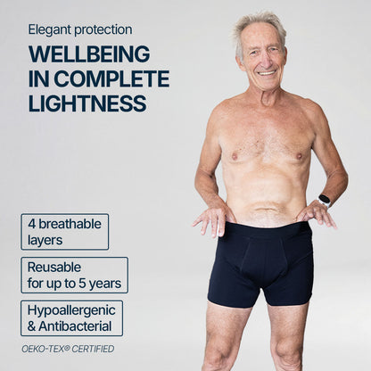 Orykas 3-pack men's light leak absorbent boxer briefs — view 3