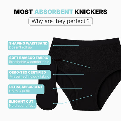 Women's Washable Incontinence Pants for Heavy Leakage