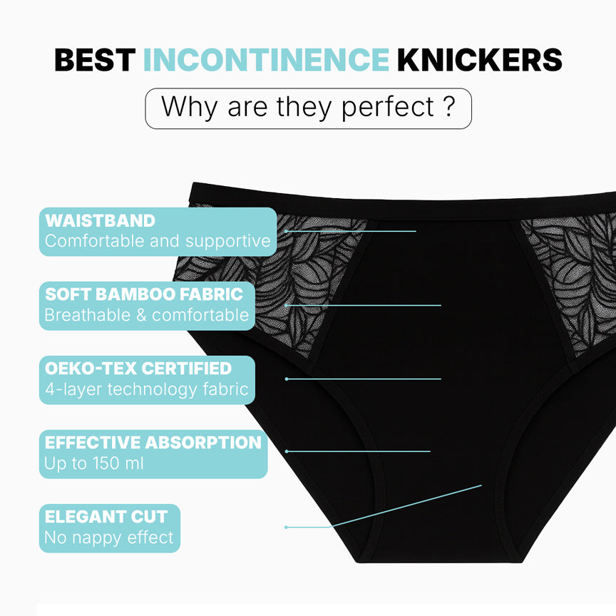 Women's Side-Lace Washable Incontinence Pants