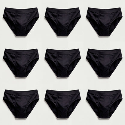 Orykas Essential Briefs Set — 9 washable incontinence briefs for men — pack front view