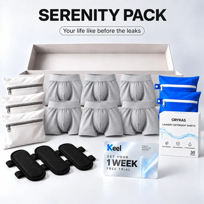 Orykas Serenity Pack for men in grey