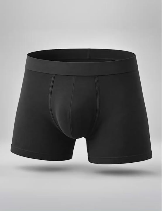 Load video: Men's Washable Incontinence Boxer Briefs